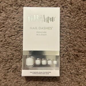 Red aspen nail dash - pedi